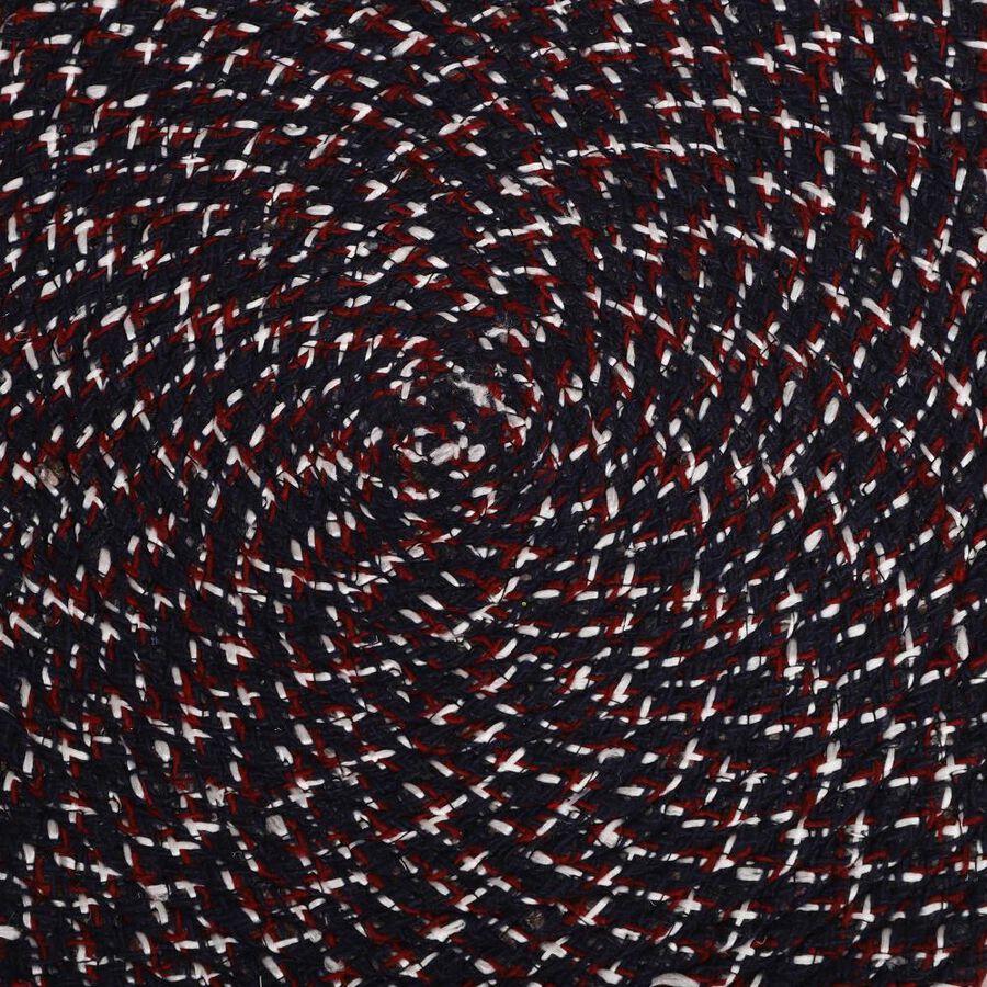 Blue Polyester Cotton Door Mat, , large image number null