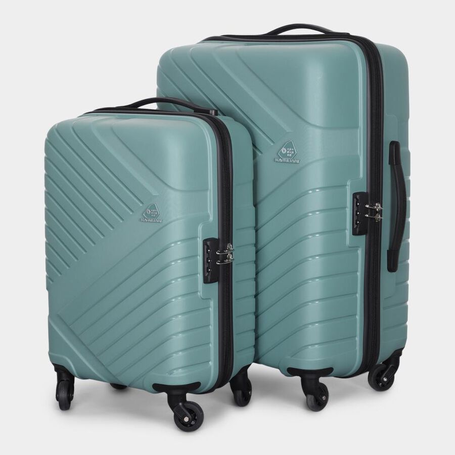 4-Wheel Dark Grey Polypropylene Hard Case Trolley, Small + Medium, , large image number null