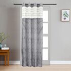 7ft. Dark Grey Polyester Curtain, , small