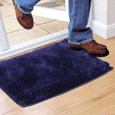  Navy Blue Microfiber Mat