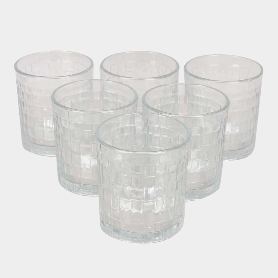 Glass Tumblers - Set Of 6, , large image number null