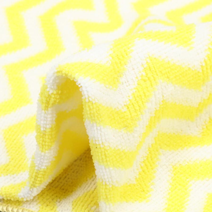 155 GSM Yellow Microfiber Bath Towel, , large image number null