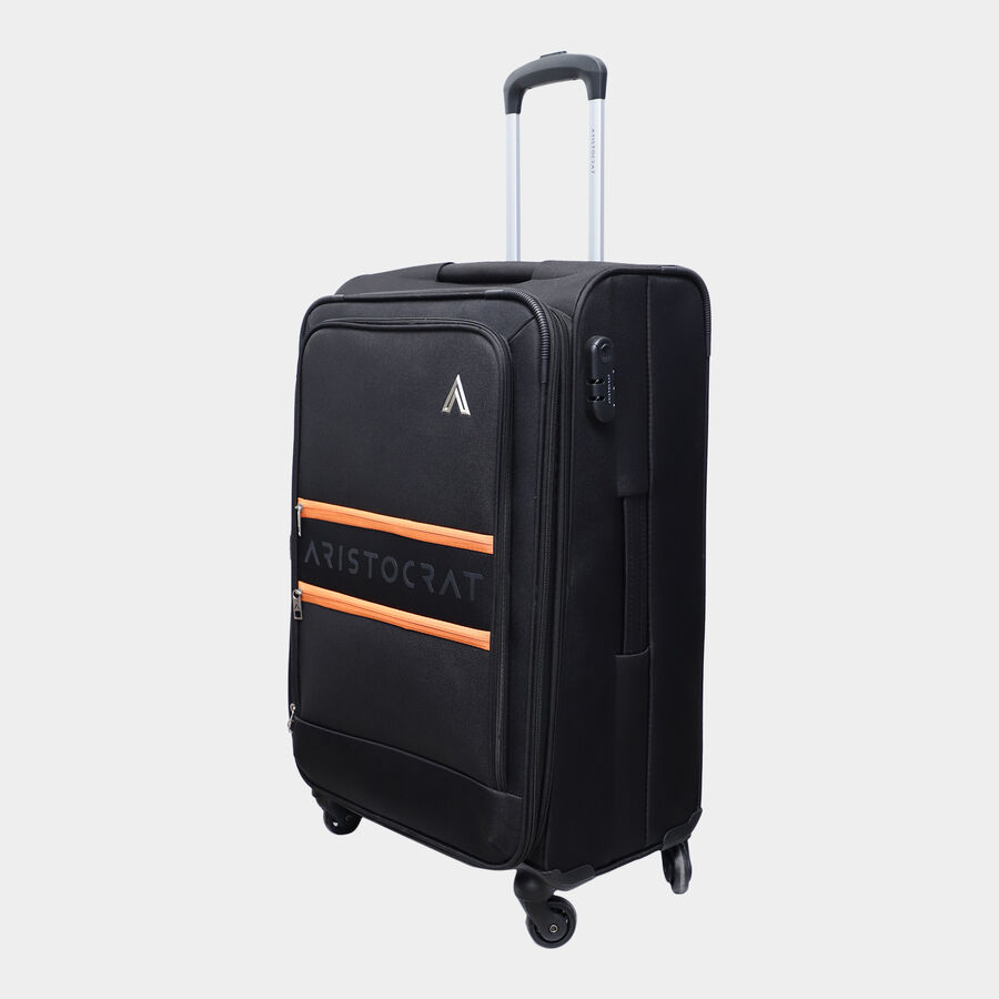 4-Wheel Polyester Soft Case Trolley, Medium, , large image number null