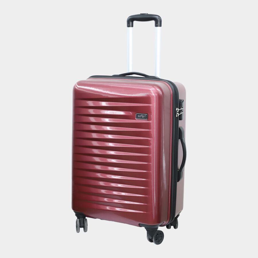 8-Wheel Wine PVC Matee Hard Case Trolley, Medium, , large image number null