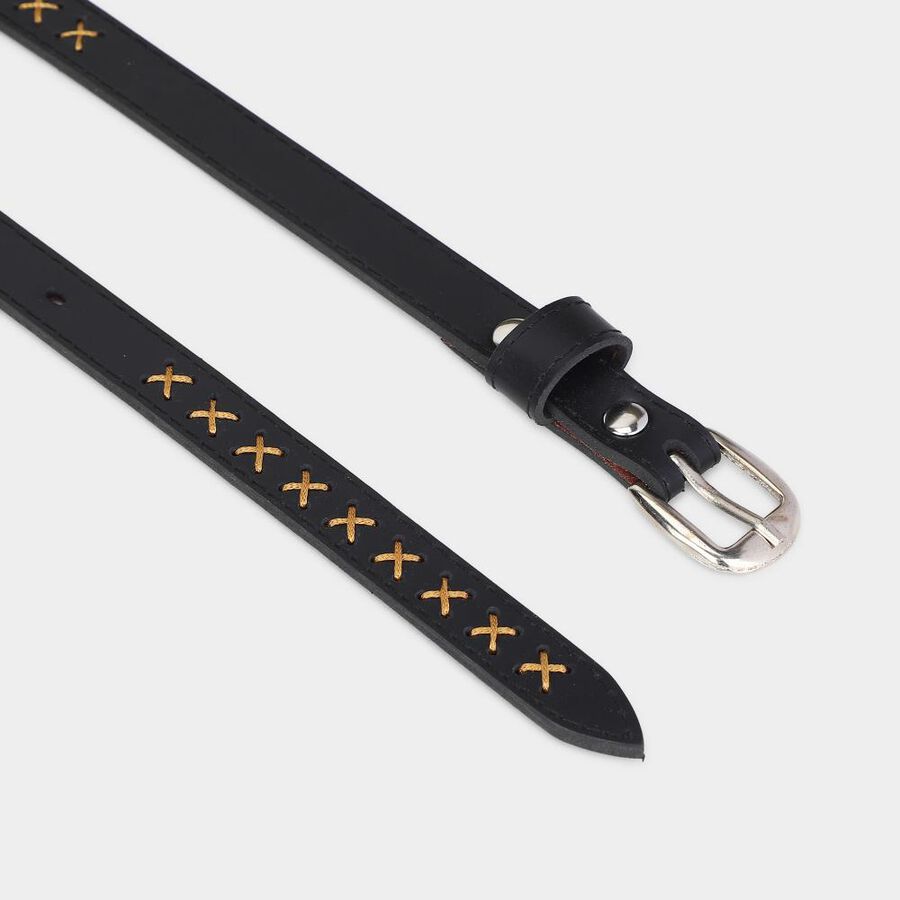 Women's Beige Pu Belt , , large image number null