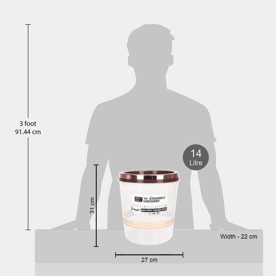 14 L Plastic Container, , large image number null