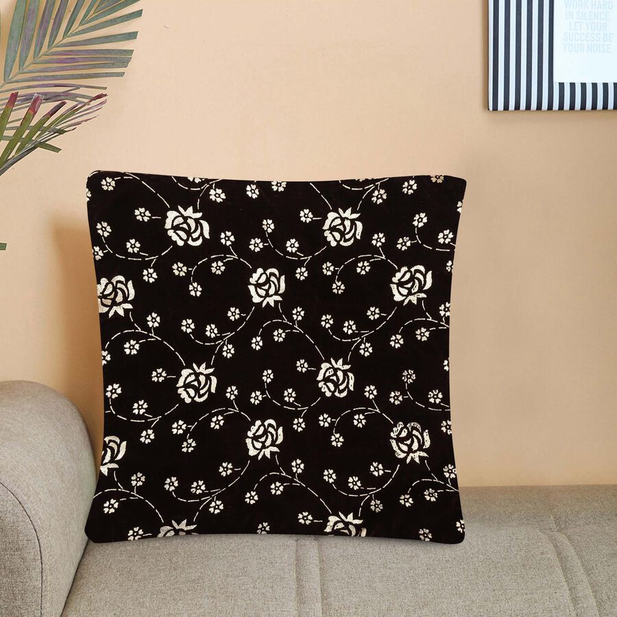 Printed Microfiber Cushion Cover, , large image number null