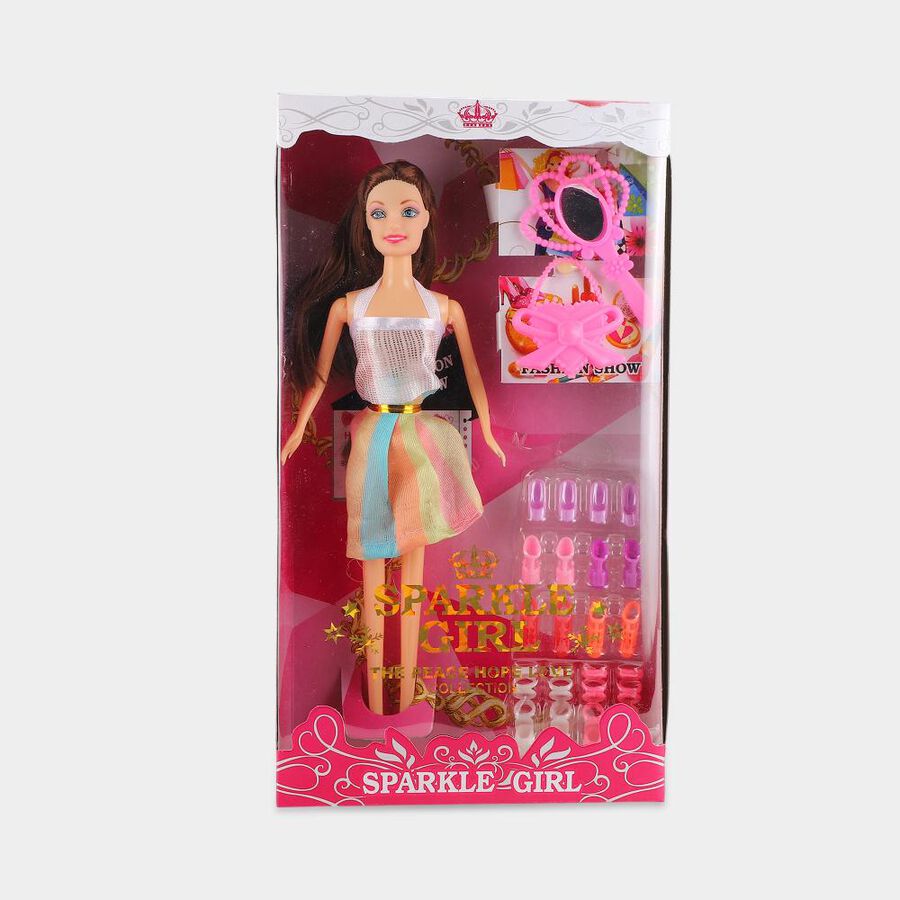 Kid's Plastic Dolls With Accessories, , large