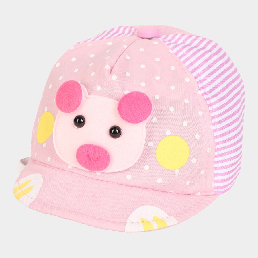 Kids' Pink Canvas Cap, , large image number null