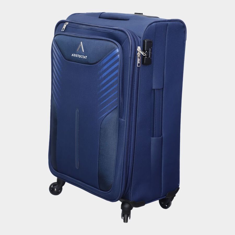 4-Wheel Polyester Soft Case Trolley, Medium, , large image number null