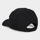 Men's Black Fabric Cap, , small