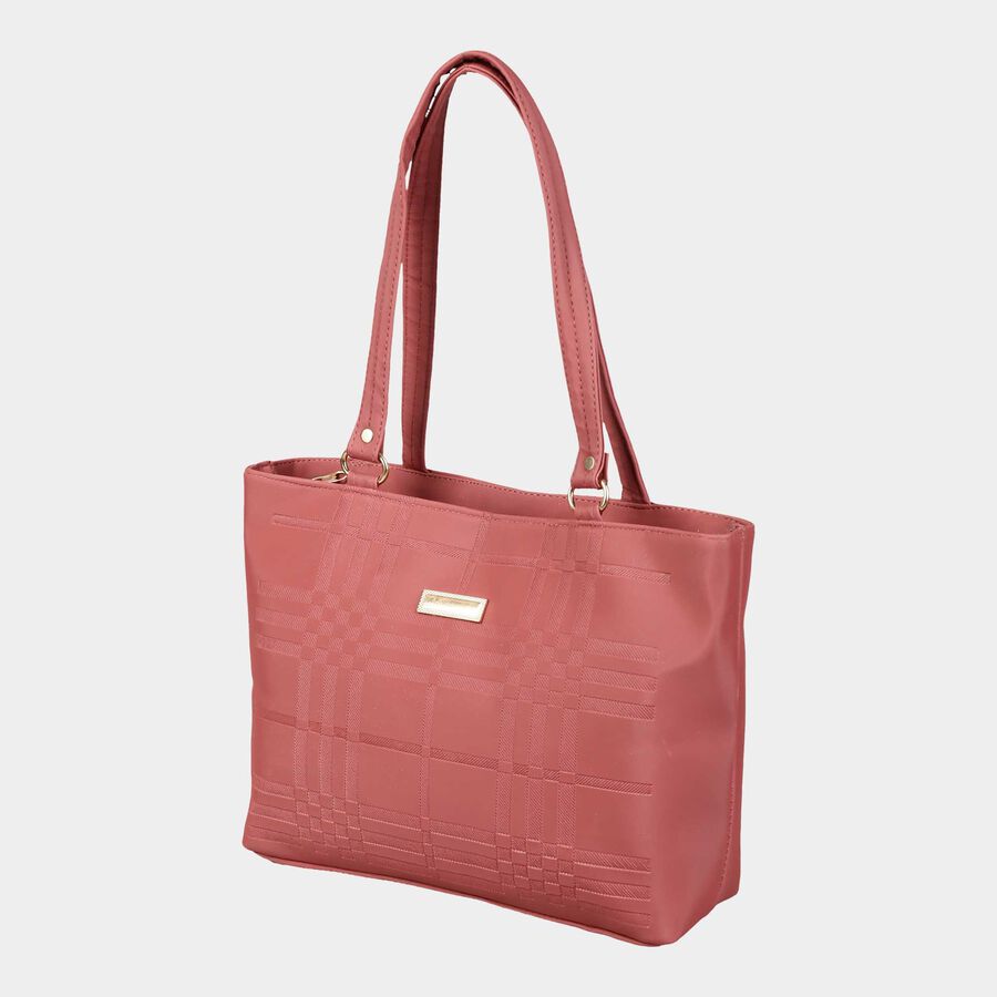 Women's Polyurethane Hobo Bag, Textured, Medium Size, , large image number null