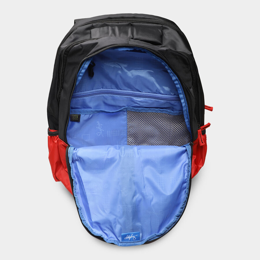 Black Fabric Backpack, , large