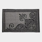 Dark Grey Cotton Blend Pillow Cover, , small image number null