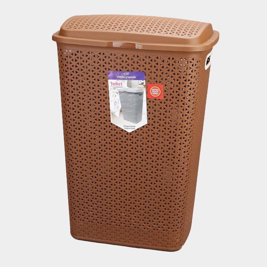 53 L Plastic Laundry Basket, , large image number null