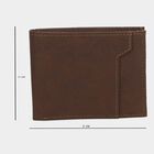 Men's Brown Polyurethane Wallet, , small