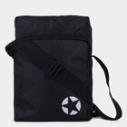 Men's Black Canvas Sling Bag, , small image number null
