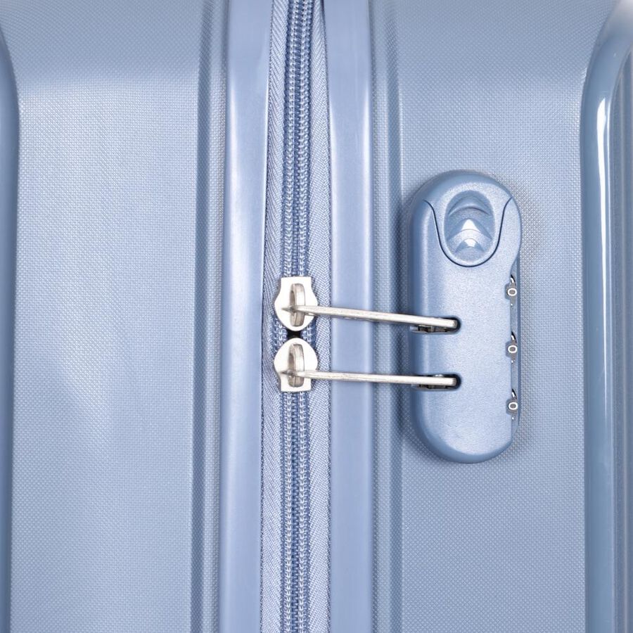 8-Wheel Light Blue Polycarbonate Hard Case Trolley, Small, , large image number null