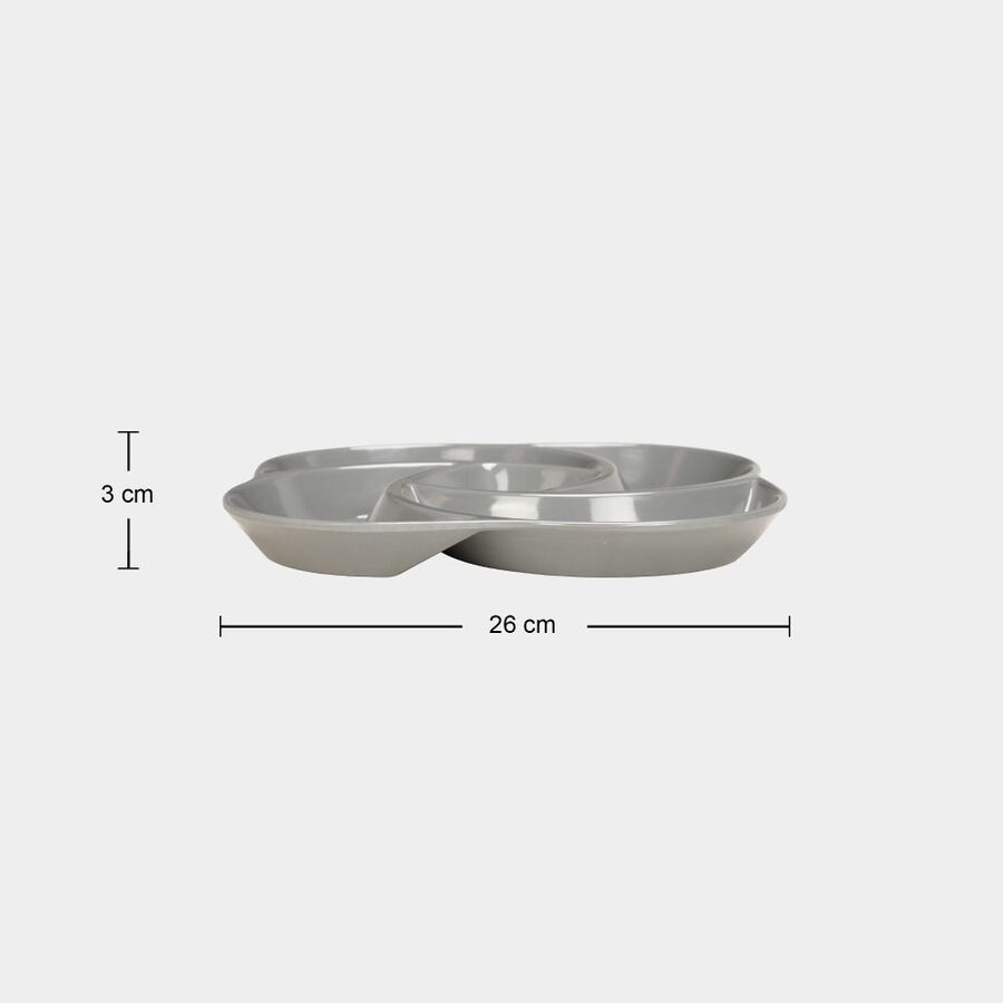 Melamine Snack Plate, , large