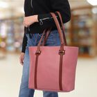 Women's Mauve Polyurethane Hand Bag, , small image number null