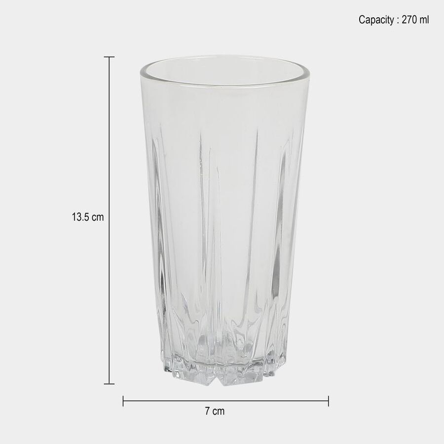 Glass Tumbler, 330ml, Set of 6, , large image number null