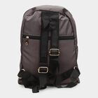 Women Grey Fabric Backpack, , small image number null