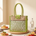 Green JuteLunch Bag, , small