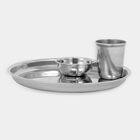 Stainless Steel Dinner Set 3 Pcs, , small image number null