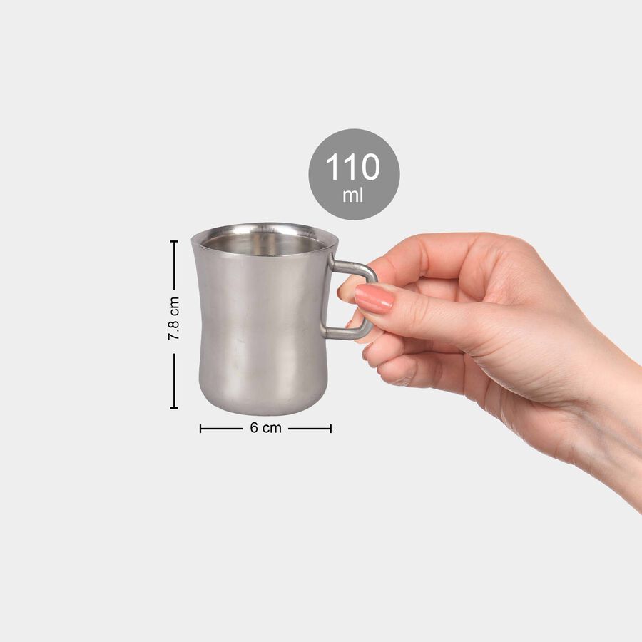 110 ml Steel Double Wall Mug, , large image number null