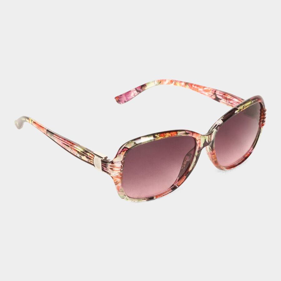 Women's Plastic Gradient Round Sunglasses, , large image number null