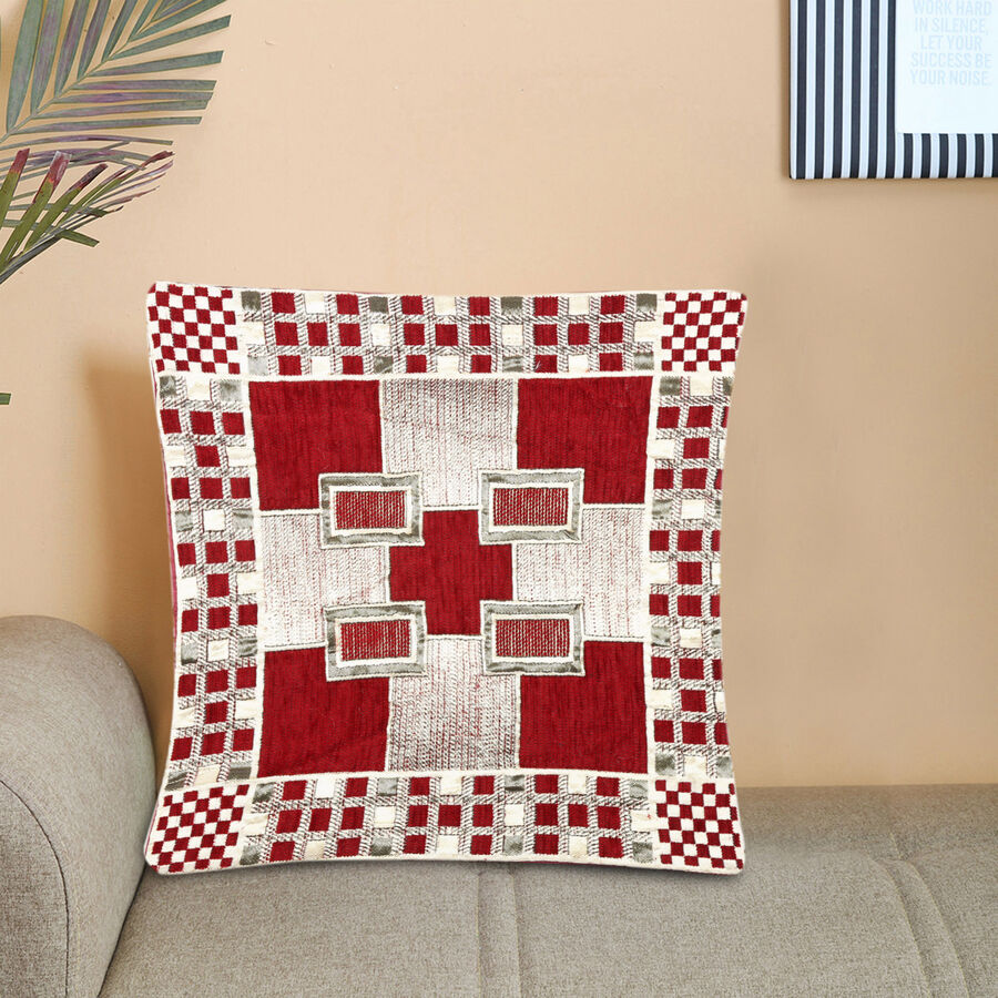 Jacquard Microfiber Cushion Cover, , large image number null