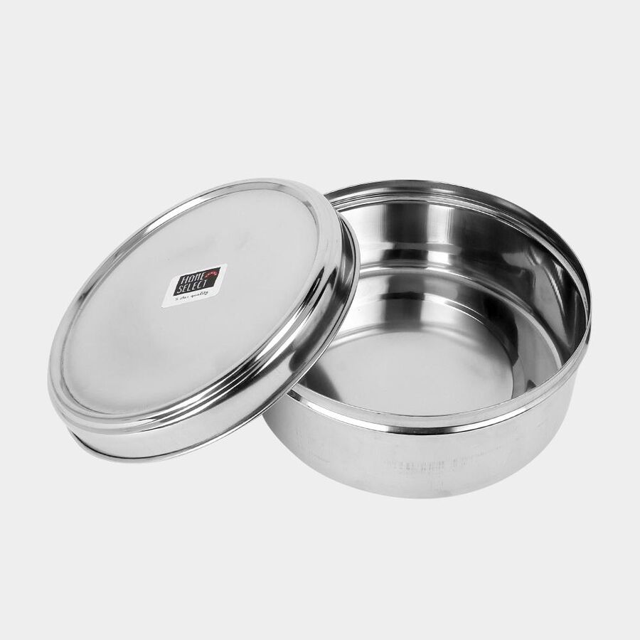 1.2 L Stainless Steel Poori Dabba, , large image number null