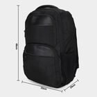 Black Polyester Laptop Back Pack, , small