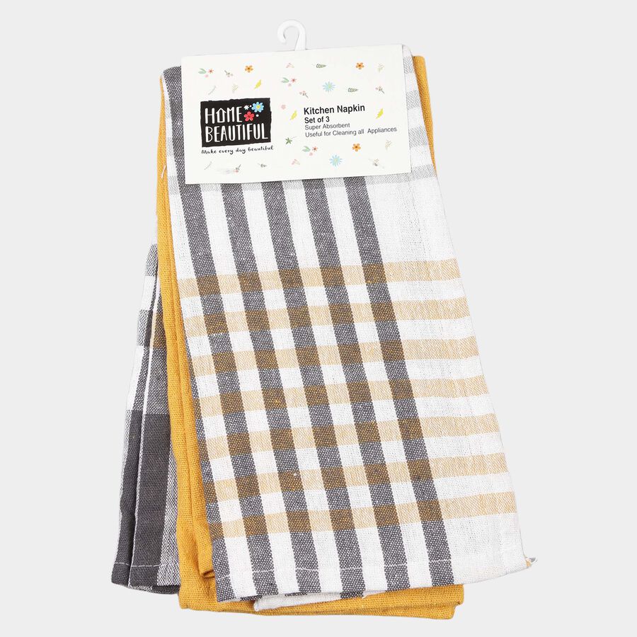 Cotton Kitchen Napkin Set of 3, , large image number null