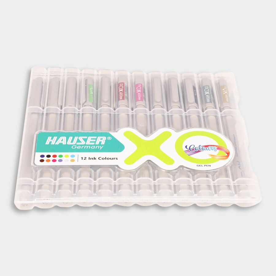 Blue Gel Pen Set of 12, , large image number null