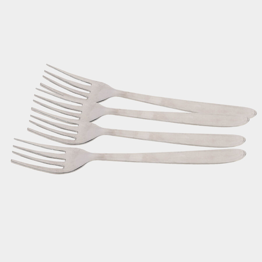 Set of 4 Stainless Steel Baby Forks, , large image number null