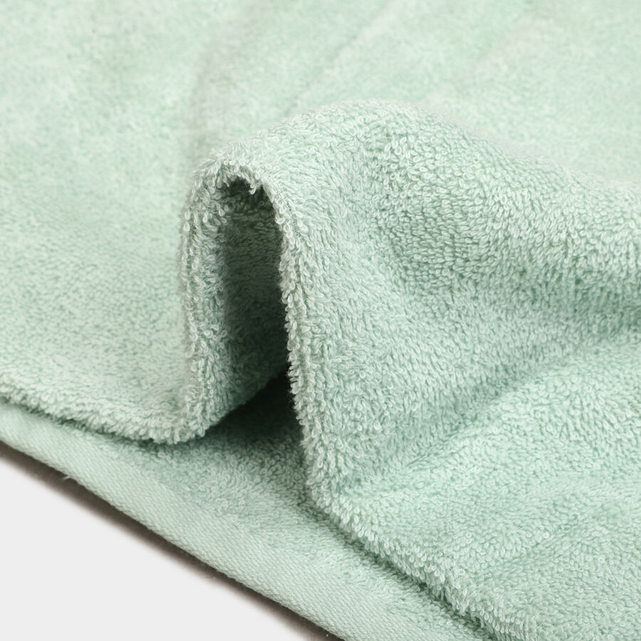 370 GSM Green Cotton Bath Towel, , large