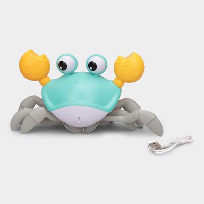 Kid's Musical Crab Plastic Toy
