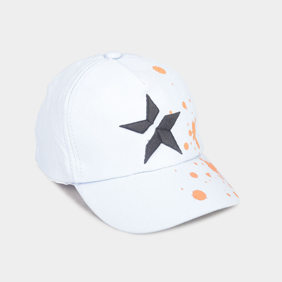 Kids' Blue Nylon/Polyester Cap, , large image number null
