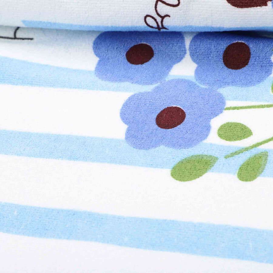 380 GSM Blue Polyester Baby Towel, , large image number null