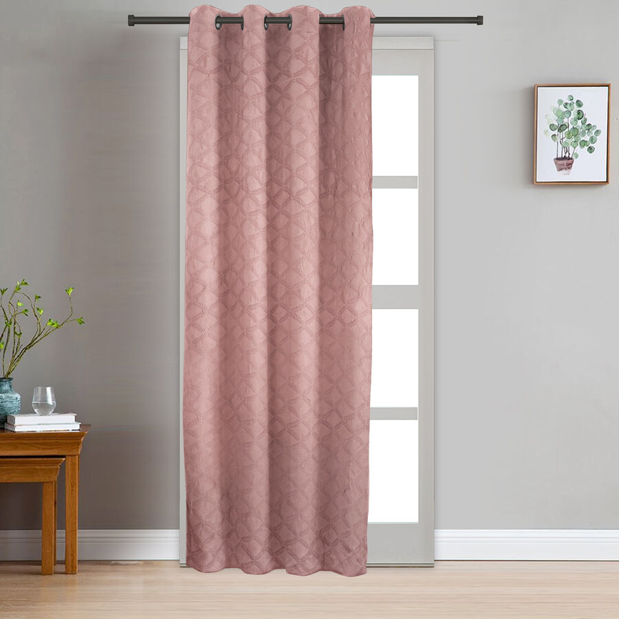 9 ft. Pink Polyester Curtain, , large image number null