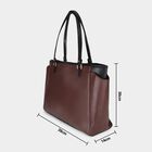 Maroon Polyurethane Hand Bag, , small