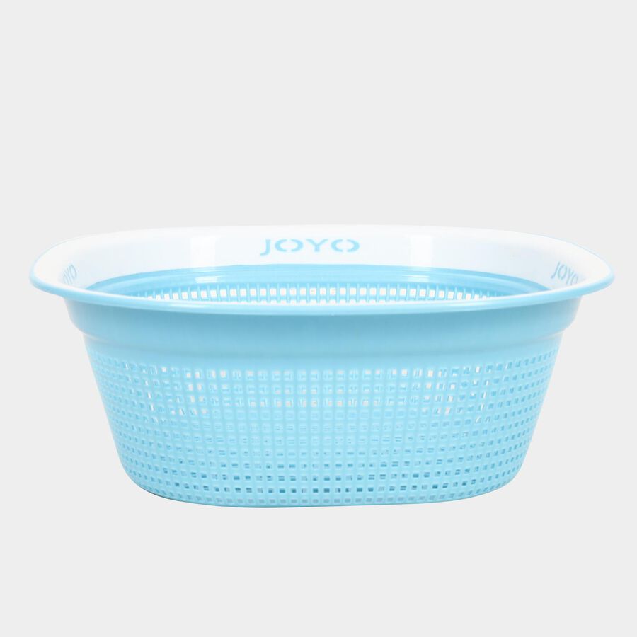 Blue Plastic Basket, , large image number null