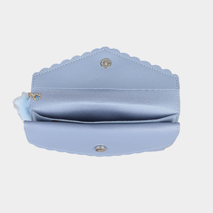 Women's Polyurethane Envelope/Zipper Hand Pouch, , large image number null