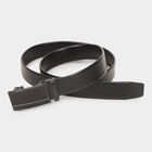 Men's Black Polyurethane Formal Belt, , small image number null