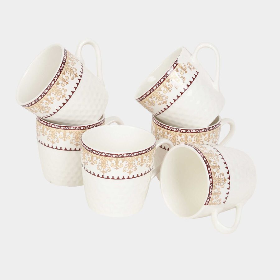 180 ml Bone China Mug Set of 6, , large image number null