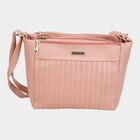 Women's Polyurethane Envelope/Zipper Sling Bag, , small image number null