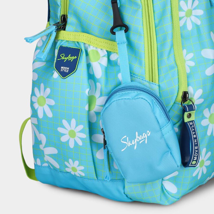 Flower Printed School Bag , , large