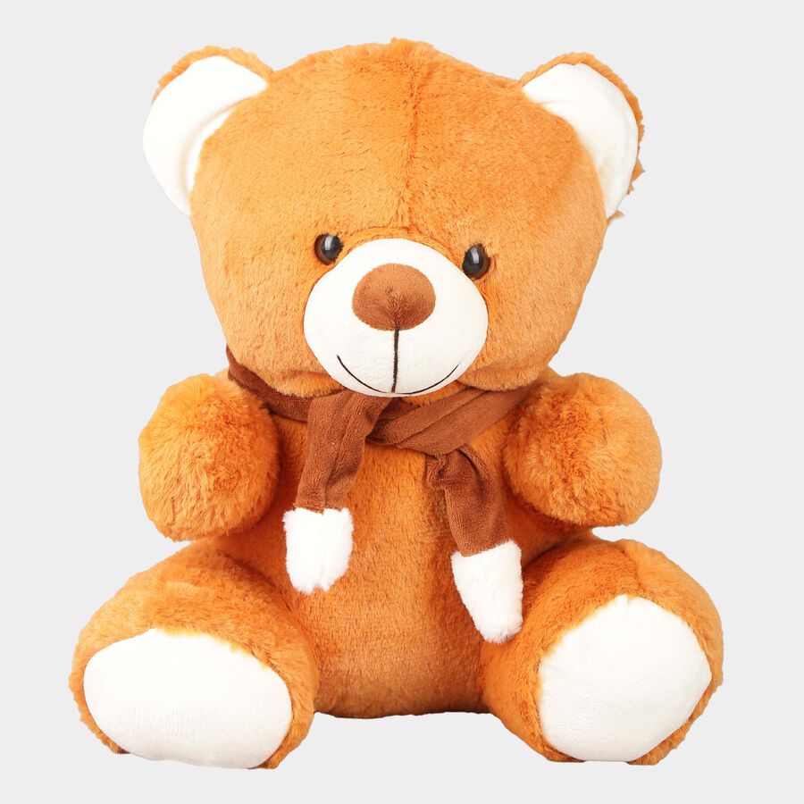 Brown Teddy Bear With Bow, , large image number null