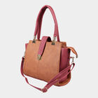 Women's Tan Polyurethane Hand Bag, , small image number null